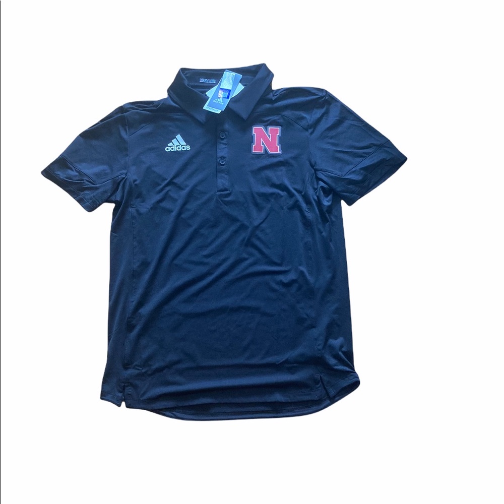 Nebraska‎ Cornhuskers Adidas Logo Men’s Polo Shirt